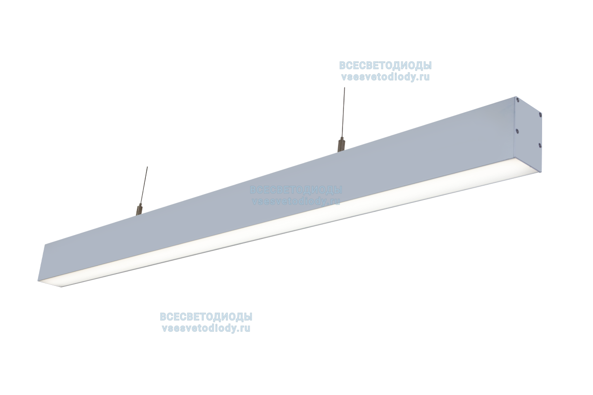 Светильник профильный L70 90W, 2515 мм, 5000К, с протоколом управления Dali, белый, подвесной, IP 40
